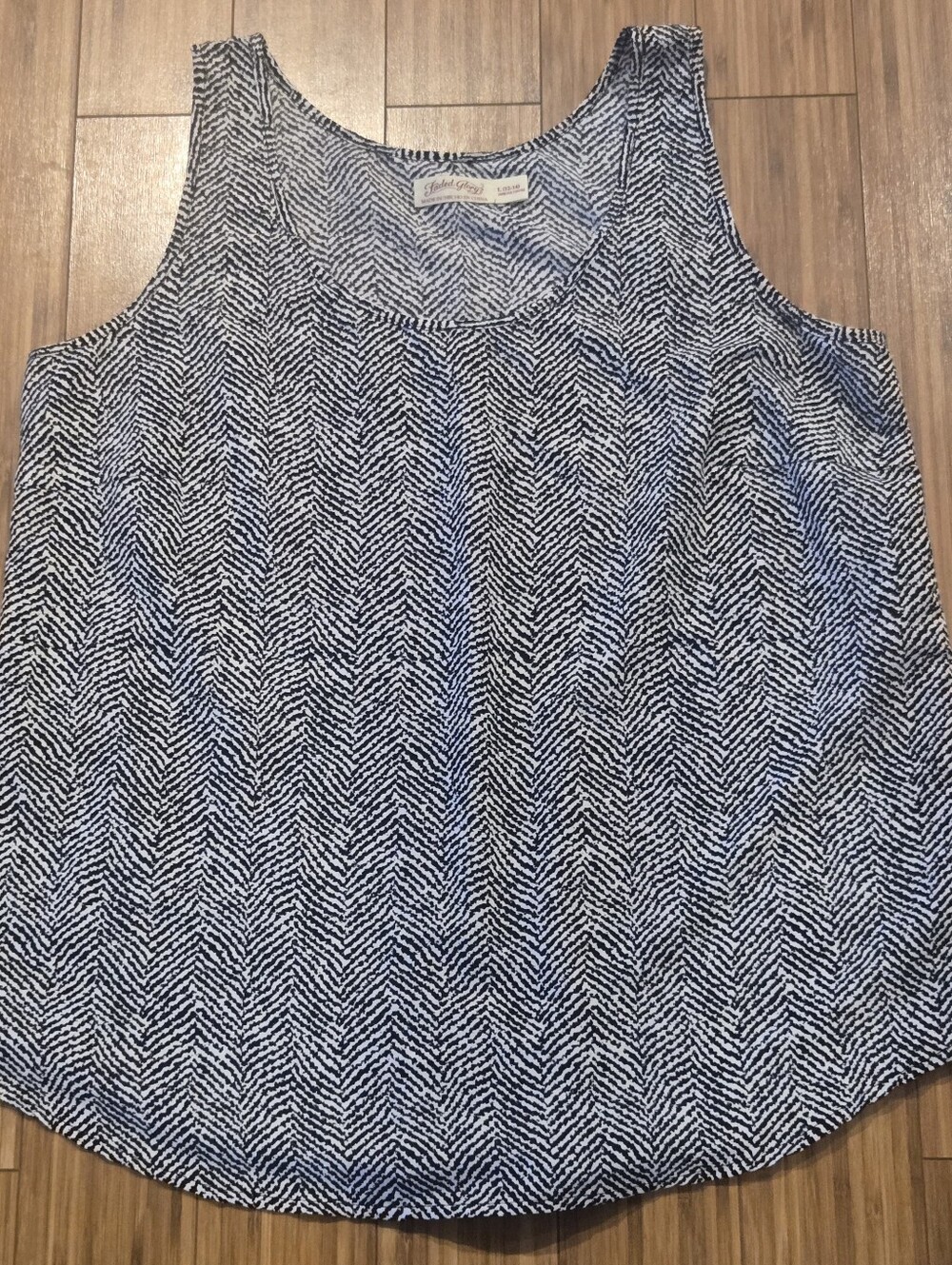 Faded Glory Chevron Print Tank Top